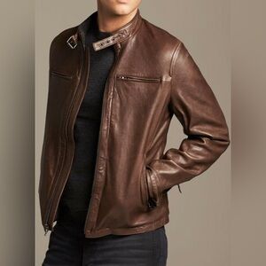 Levi’s Capital E Line Men's Classic Brown Leather Jacket